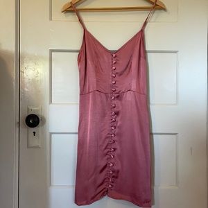 Women’s silk slip dress